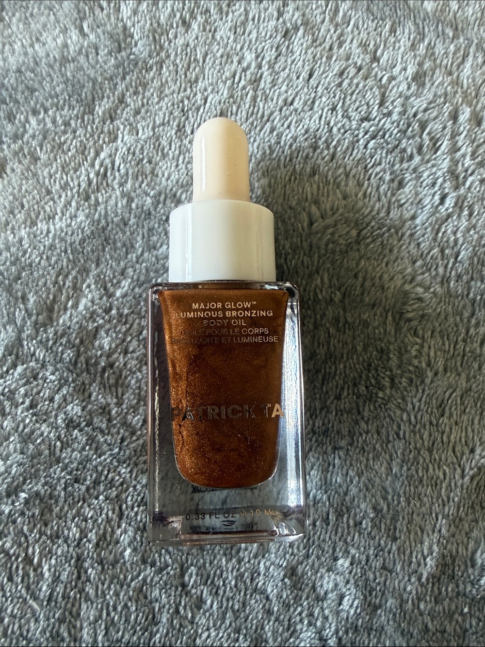 Patrick Ta Major Glow Luminous Bronzing Body Oil — Shimmering Bronze